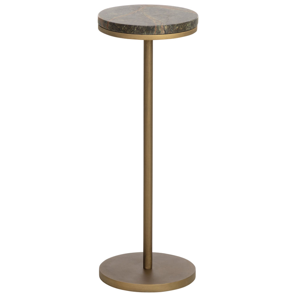 Ivor End Table, Bronze Marble