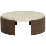 Mesa Coffee Table, Travertine Look