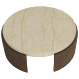 Mesa Coffee Table, Travertine Look