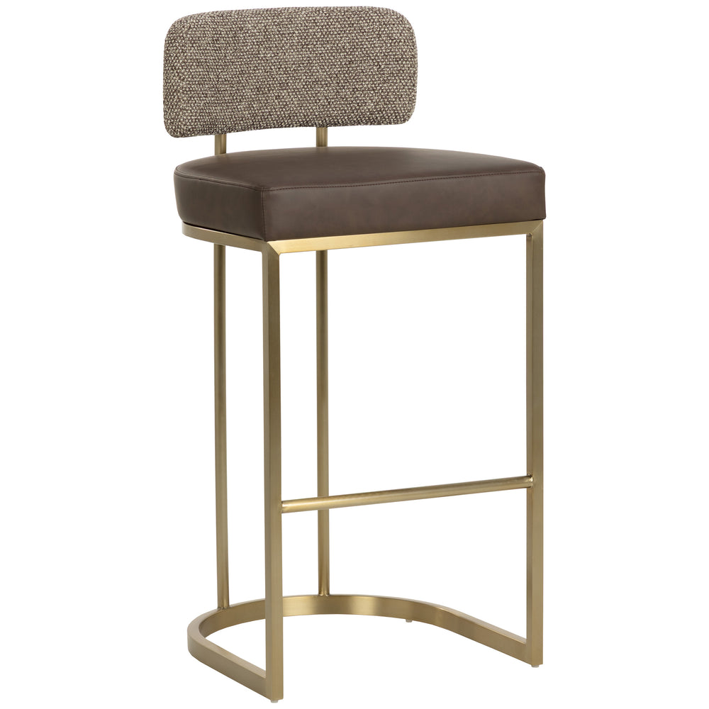 Larissa Bar & Counter Stool, Eglinton Espresso/Gellar Earth