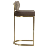Larissa Bar & Counter Stool, Eglinton Espresso/Gellar Earth