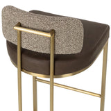 Larissa Bar & Counter Stool, Eglinton Espresso/Gellar Earth