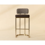 Larissa Bar & Counter Stool, Eglinton Espresso/Gellar Earth