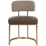 Larissa Dining Chair, Eglinton Espresso/Gellar Earth, Set of 2