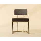 Larissa Dining Chair, Eglinton Espresso/Gellar Earth, Set of 2