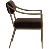 Leticia Dining Armchair, Diamond Mink, Set of 2