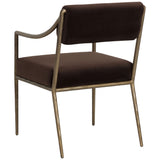 Leticia Dining Armchair, Diamond Mink, Set of 2