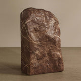 Strata Bookend, Mocha Marble Look, Set of 2