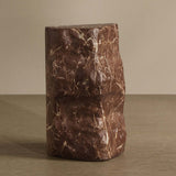 Strata Bookend, Mocha Marble Look, Set of 2