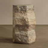 Strata Bookend, Travertine Look, Set of 2