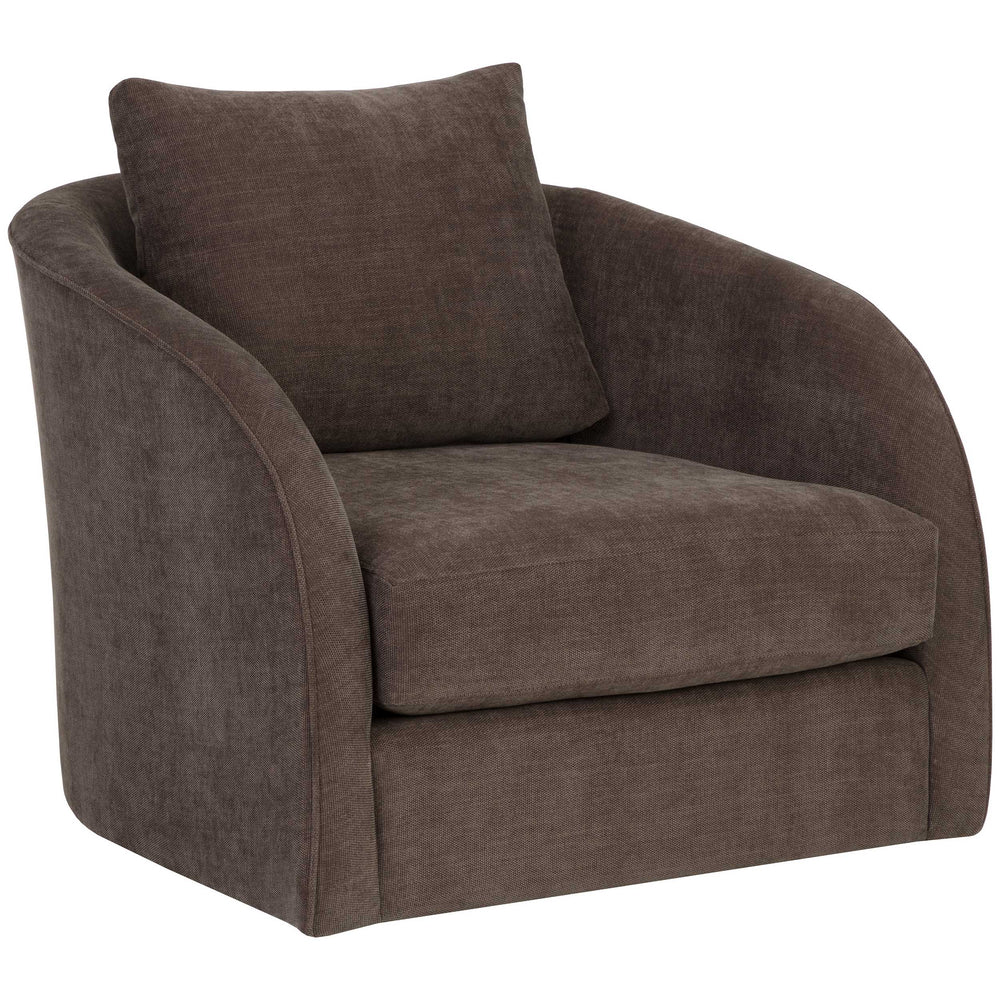Wexford Swivel Chair, Rika Chocolate