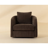 Wexford Swivel Chair, Rika Chocolate