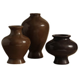 Zora Vase, Brown