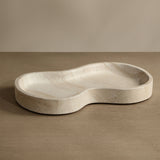 Amoeba Tray, Taupe, Set of 2