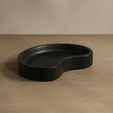 Amoeba Tray, Black, Set of 2