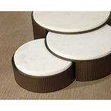 Montecito Platter, White, Set of 3