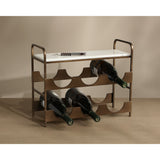 Rhone Wine Rack, Gold