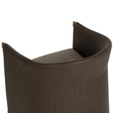 Leontine Swivel Lounge Chair, Gellar Earth/Eglinton Espresso