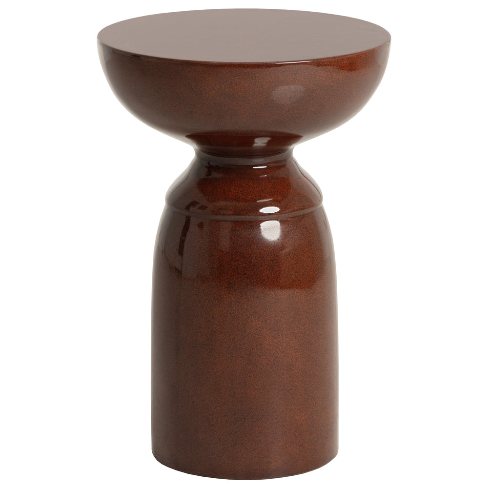 Goya Side Table, Red Ochre