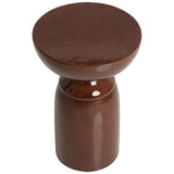 Goya Side Table, Red Ochre