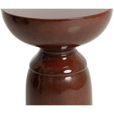 Goya Side Table, Red Ochre