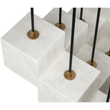 Brixel Chandelier, Cream