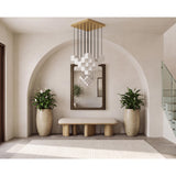 Brixel Chandelier, Cream