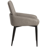 Carlo Dining Armchair, Ivanhoe Mineral