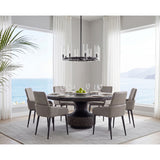 Carlo Dining Armchair, Ivanhoe Mineral