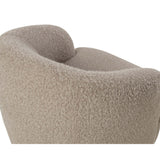 Fuwari Swivel Chair, Macio Shearling