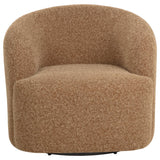 Fuwari Swivel Chair, Macio Camel