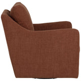 Brianna Swivel Chair, Rhine Russet