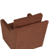 Brianna Swivel Chair, Rhine Russet