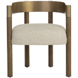 Manolo Dining Armchair, Santa Cruz Oatmeal