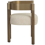 Manolo Dining Armchair, Santa Cruz Oatmeal
