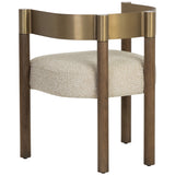 Manolo Dining Armchair, Santa Cruz Oatmeal