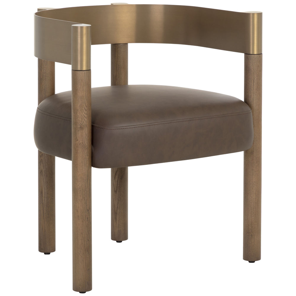 Manolo Dining Armchair, Eglinton Espresso