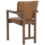 Fremont Leather Dining Armchair, Missouri Cognac