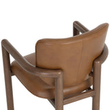 Fremont Leather Dining Armchair, Missouri Cognac