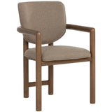 Fremont Leather Dining Armchair by Sunpan