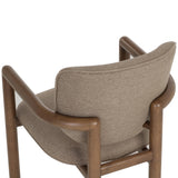 Fremont Leather Dining Armchair, City Warm Taupe