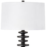 Fishbone Buffet Lamp, Ebony-Lighting-High Fashion Home