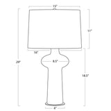 Sabina Table Lamp, Ivory-Lighting-High Fashion Home