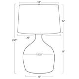 Campagna Table Lamp, Natural-Lighting-High Fashion Home