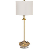 Domonique Stem Buffet Lamp, Antique Gold