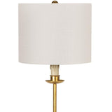 Domonique Stem Buffet Lamp, Antique Gold
