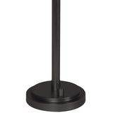 Polly Buffet Lamp, Black/Rattan