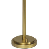 Polly Buffet Lamp, Natural Brass/Rattan