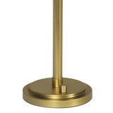 Polly Buffet Lamp, Natural Brass/White