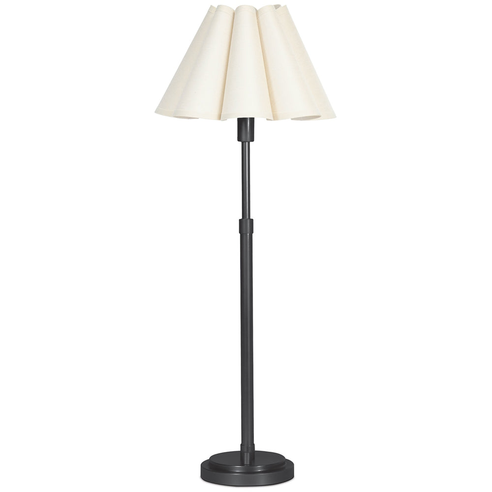 Polly Buffet Lamp, Blacken Brass/Oyster